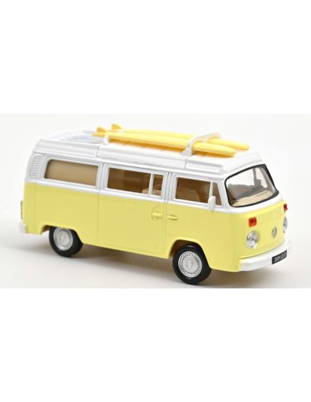 NOREV NV841109 VW COMBI T2b CAMPER VAN 1973 PASTEL YELLOW JET-CAR 1:43 Modellino