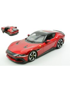 BBURAGO BU26033 FERRARI 12 CILINDRI METALLIC RED 1:24...