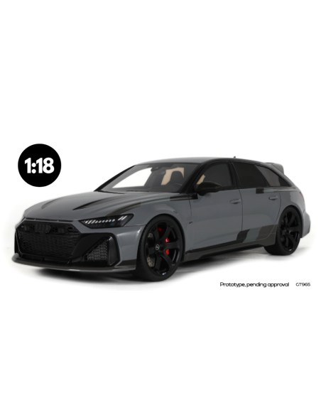 GT SPIRIT GT965 AUDI RS 6 GT 2024 GREY 1:18 Modellino