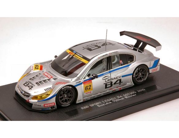 Ebbro EB44423 SUBARU LEGACY N.62 SUPER GT 2010 1:43 Modellino