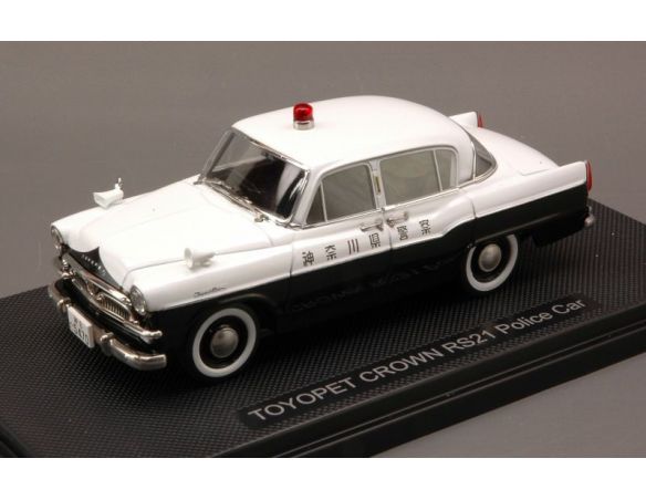 Ebbro EB44566 TOYOPET CROWN RS21 JAPAN POLICE CAR 1:43 Modellino