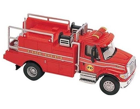 Boley 4503-11 CAMION POMP. 2 ASS. 'CDF' RED 1/87 Modellino