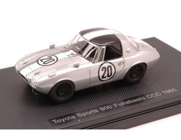 Ebbro EB44621 TOYOTA SPORTS 800 FUNABASHI CCC N.20 1965 1:43 Modellino