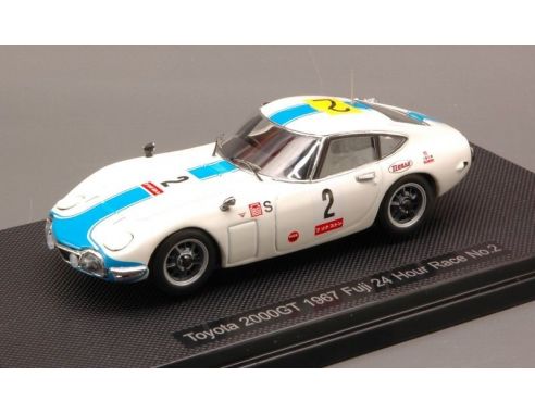 Ebbro EB44628 TOYOTA 2000GT N.2 2Hh FUJI 1967 1:43 Modellino
