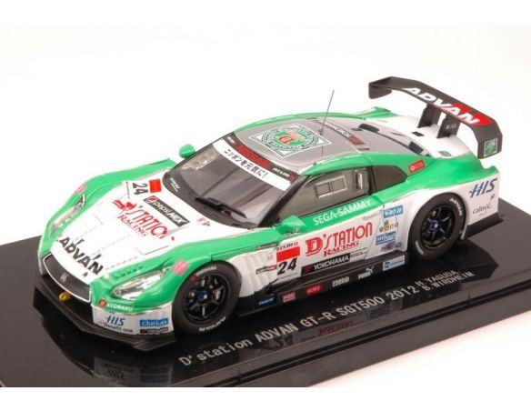 Ebbro EB44734 NISSAN GT-R ADVAN N.24 SGT500 2012 YASUDA-WIRDHEIM 1:43 Modellino