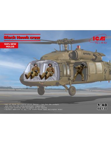 ICM ICM48130 BLACK HAWK CREW (3 FIGURES) KIT...