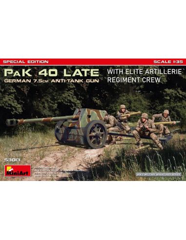 MINIART MIN53013 GERMAN 7,5 cm PaK 40 LATE...