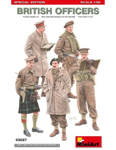 MINIART MIN53027 BRITISH OFFICERS SPECIAL...