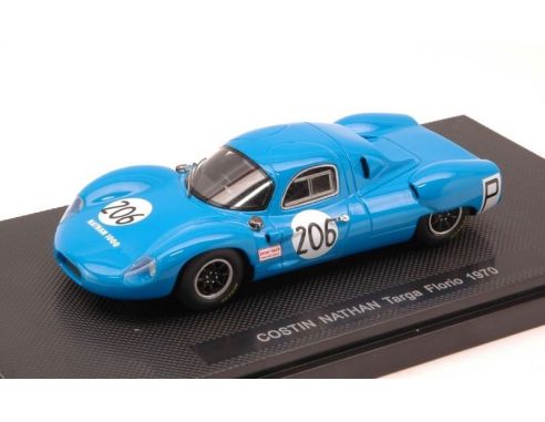 Ebbro EB44906 COSTIN NATHAN N.206 46th TARGA FLORIO 1970 MARTIN-MARKEY-HUNTER 1:43 Modellino