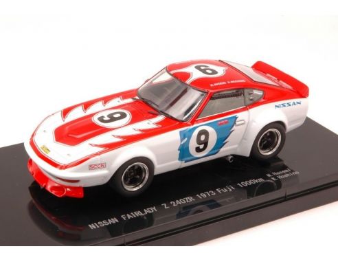 Ebbro EB44951 NISSAN FAIRLADY Z 240ZR N.6 1000 Km FUJI 1973 HASEMI-HOSHINO 1:43 Modellino