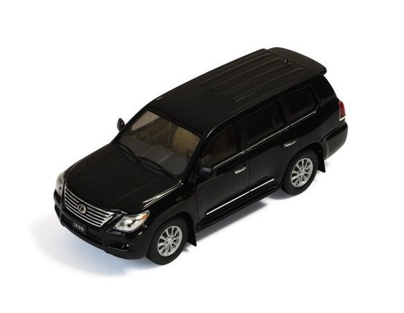Ixo model MOC123 LEXUS LX 570 2009 BLACK 1:43 Modellino