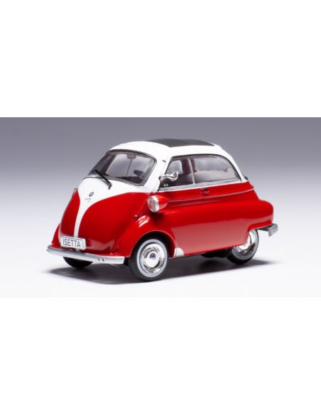 IXO MODEL CLC604 BMW ISETTA 1959 RED/WHITE 1:43 Modellino