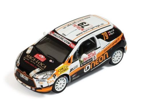 Ixo model RAM459 CITROEN DS3 R3 N.79 24th IRC MONTE CARLO 2011 BURRI-REY 1:43 Auto Rally