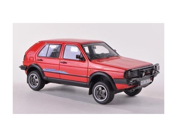 Neo Scale Models NEO44377 VW GOLF II COUNTRY 1990 RED 1:43 Modellino