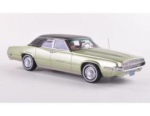 Neo Scale Models NEO44716 FORD THUNDERBIRD LANDAU 1969 LIGHT GREEN MET.1:43 Modellino