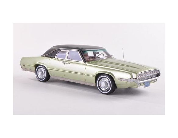Neo Scale Models NEO44716 FORD THUNDERBIRD LANDAU 1969 LIGHT GREEN MET.1:43 Modellino