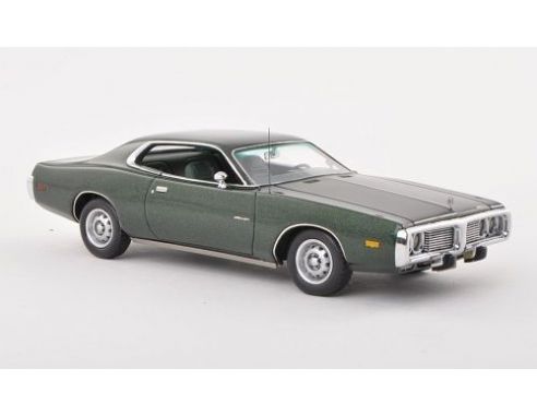 Neo Scale Models NEO44751 DODGE CHARGER 1973 MET.DARK GREEN 1:43 Modellino
