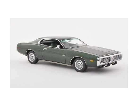Neo Scale Models NEO44751 DODGE CHARGER 1973 MET.DARK GREEN 1:43 Modellino