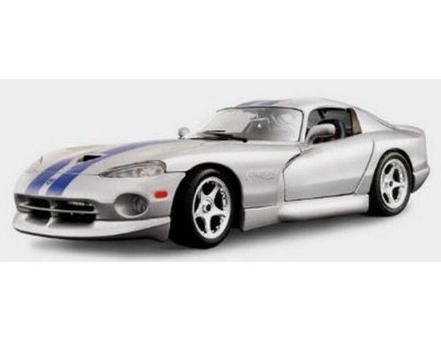 Bburago BU12041 DODGE VIPER GTS COUPE' SILVER 1:18 Modellino