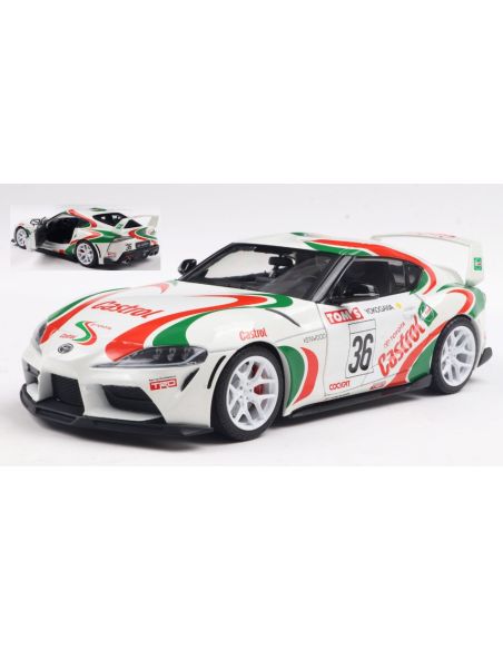 SOLIDO SL1809007 TOYOTA GR SUPRA TOYOTARACING TRIBUTE 2024 WHITE 1:18 Modellino