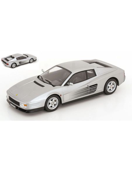 KK SCALE KKDC180515 FERRARI TESTAROSSA 1986 SILVER-GREYMETALLIC 1:18 Modellino