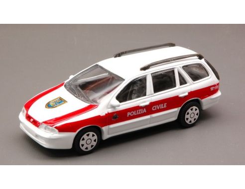 Bburago BU30123 FIAT MAREA WEEKEND POLIZIA CIVILE RSM 1:43 Modellino