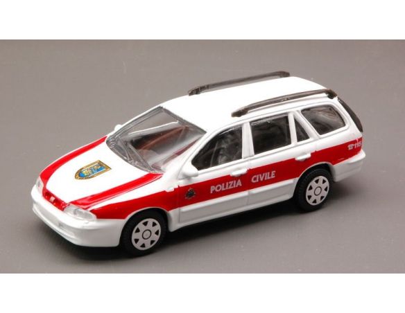Bburago BU30123 FIAT MAREA WEEKEND POLIZIA CIVILE RSM 1:43 Modellino