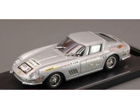 Best Model BT9015 FERRARI 275 GTB/4 COUPE' N.142 DNF T.DE FRANCE 1969 HANRIOUD-SYDA 1:43 Modellino