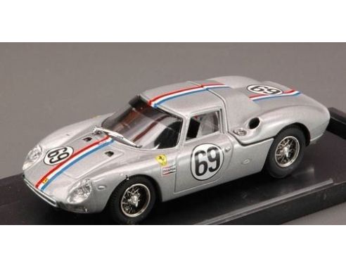 Best Model BT9017 FERRARI 250 LM N.69 8th 500 KM BRIDGEHAMPTON 1965 R.HOLQUIST 1:43 Modellino