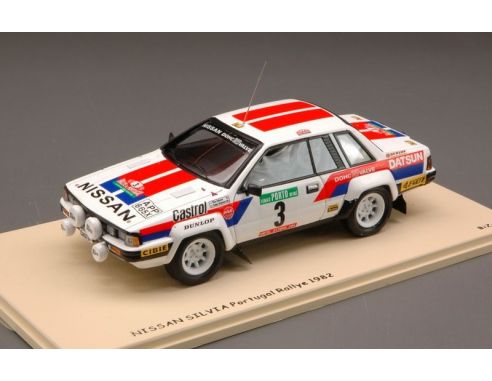 Bizzare BZ242 NISSAN SILVIA N.3 PORTUGAL 1982 1:43 Modellino
