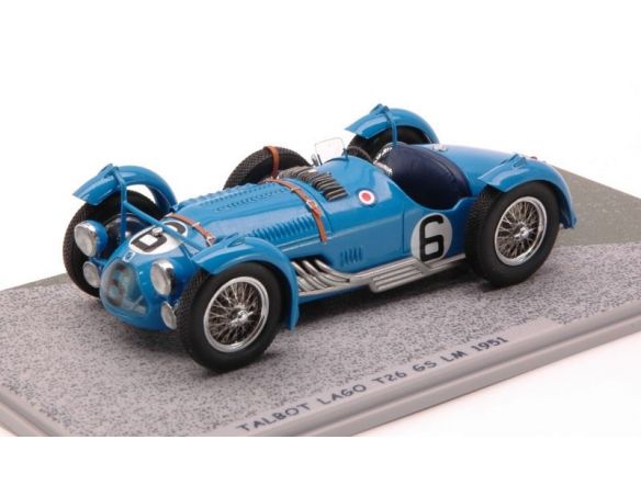 Bizzare BZ556 TALBOT LAGO T 26 N.6 LM 1951 1:43 Modellino