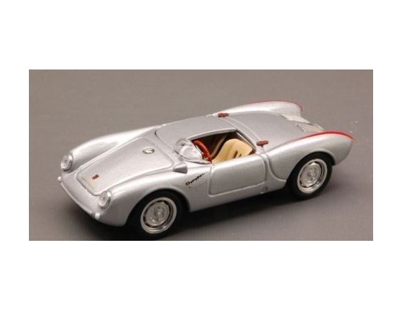 Brumm BM0232-02 PORSCHE 550A RS SPYDER STRADALE MONOPOSTO 1954 ARGENTO 1:43 Modellino