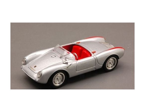 Brumm BM0233-02 PORSCHE 550A RS SPYDER BIPOSTO STRADALE 1954 ARGENTO 1:43 Modellino