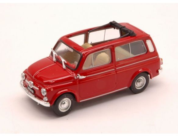 Brumm BM0424-02 FIAT 500 GIARDINIERA 1960 APERTA ROSSO 1:43 Modellino