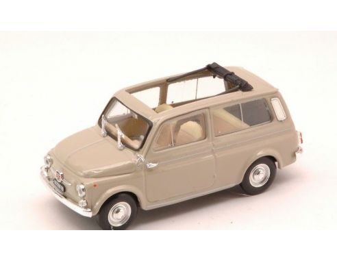 Brumm BM0424-07 FIAT 500 GIARDINIERA 1960 APERTA BEIGE SABBIA 1:43 Modellino