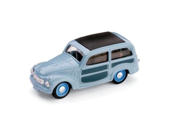 Brumm BM0029-02 FIAT 500 C BELVEDERE CHIUSA 1951 AZZURRO CENERE 1:43 Modellino