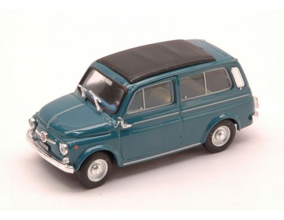 Brumm BM0425-05 FIAT 500 GIARDINIERA 1960 CHIUSA BLU MEDIO 1:43 Modellino