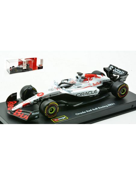 BBURAGO BU38234VJ RED BULL RB21 N.1 MAX VERSTAPPEN WINNER JAPAN GP 2025 SIGNATURE 1:43 Modellino