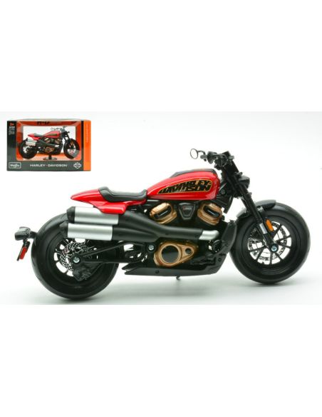 MAISTO MI32346 HARLEY DAVIDSON SPORTSER S 2024 RED METALLIC 1:12 Modellino