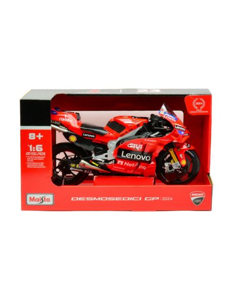 MAISTO MI32245n.23 DUCATI DESMOSEDICI N.23 MOTO GP 2024 ENEA BASTIANINI 1:6 Modellino