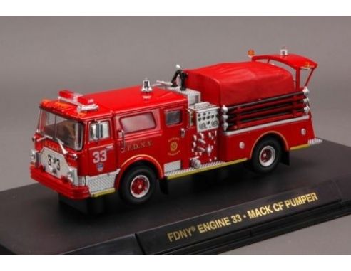Code3 COD12582 FIRE RESCUE FDNY ENGINE 33 MACK OF PUMPER 1:64 Modellino