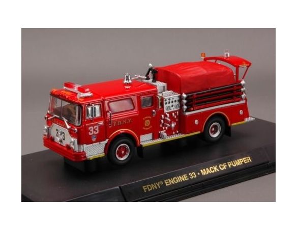 Code3 COD12582 FIRE RESCUE FDNY ENGINE 33 MACK OF PUMPER 1:64 Modellino