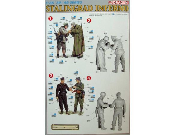 Dragon D6343 STALINGRAD INFERNO KIT 1:35 Modellino