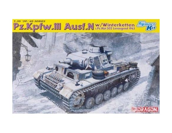 Dragon D6606 PZ KPFW III AUSF SPZABT 502 KIT 1:35 Modellino