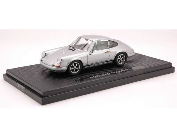 Ebbro EB44011 PORSCHE 911 R 1967 SILVER 1:43 Modellino