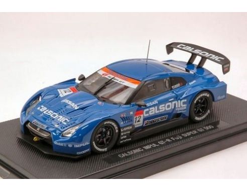 Ebbro EB44124 NISSAN GT-R N.12 CALSONIC IMPUL SUPER GT 2008 1:43 Modellino