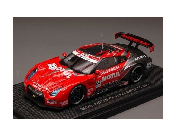 Ebbro EB44128 NISSAN GT-R N.22 MOTUL FUJI SUPER GT 2008 1:43 Modellino