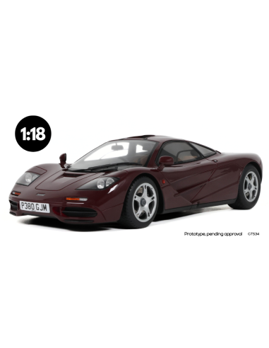 GT SPIRIT GT534 MCLAREN F1 1992 RED 1:18 Modellino