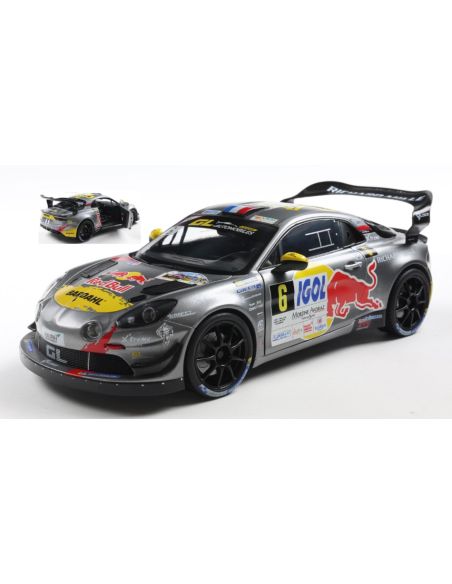 SOLIDO SL1801630 ALPINE A110 RGT+ N.6 RALLY DU MONT BLANC 2024 GODEY-LOEB 1:18 Modellino