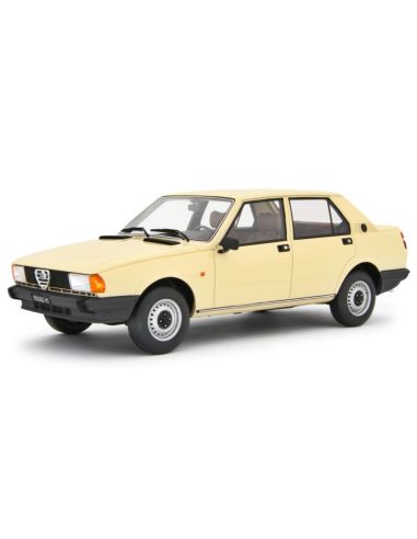 LAUDO RACING LM205C ALFA ROMEO GIULIETTA 1.6 1980 IVORY 1:18 Modellino